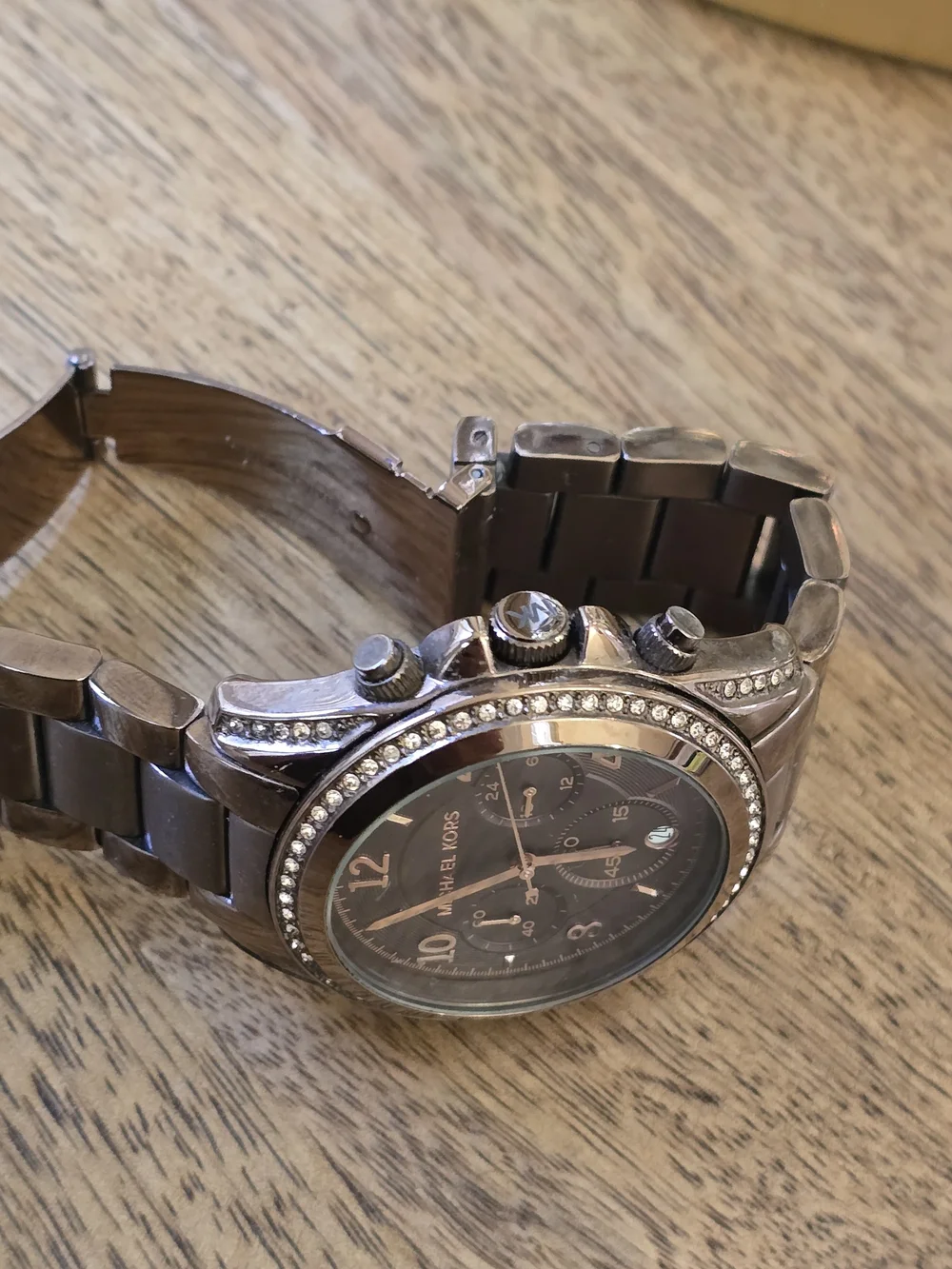 Michael Kors Men's Rose Gold-Tone Chronograph Watch